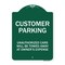 Signmission Unauthorized Cars Will Towed Away Owners Expense Heavy-Gauge Alum Sign, 18" L, 24" H, GW-1824-9747 A-DES-GW-1824-9747 - alternate 1